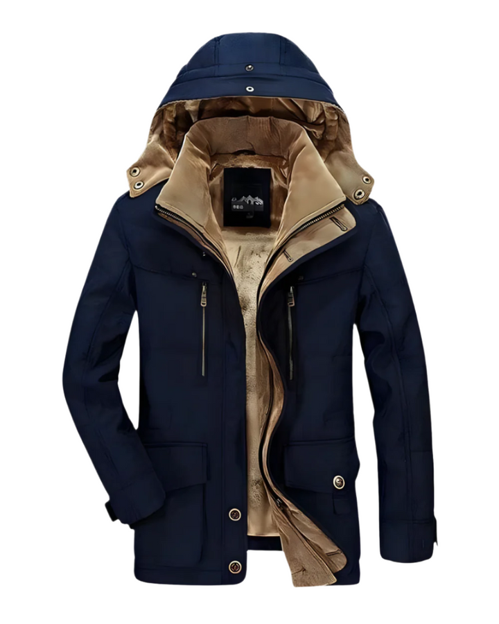 Aziel – Gefütterte Winterjacke Mit Mehreren Taschen