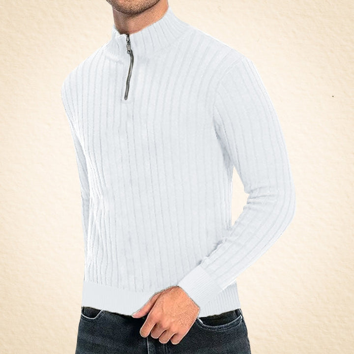Zaccheo – Lässiger Rollkragenpullover Mit Reißverschluss