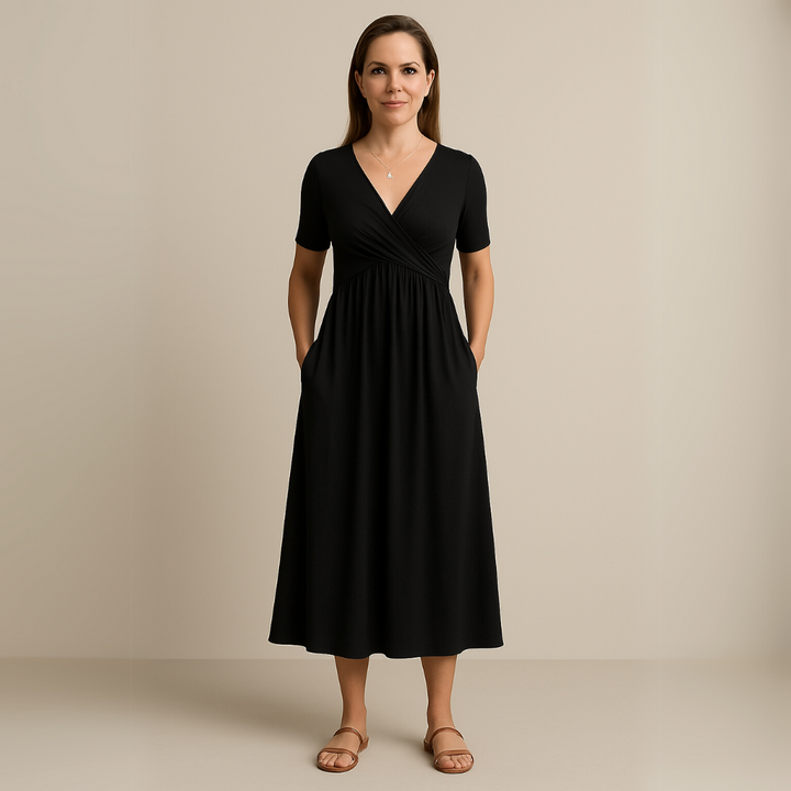 Bridgett - Kurzärmeliges Kleid
