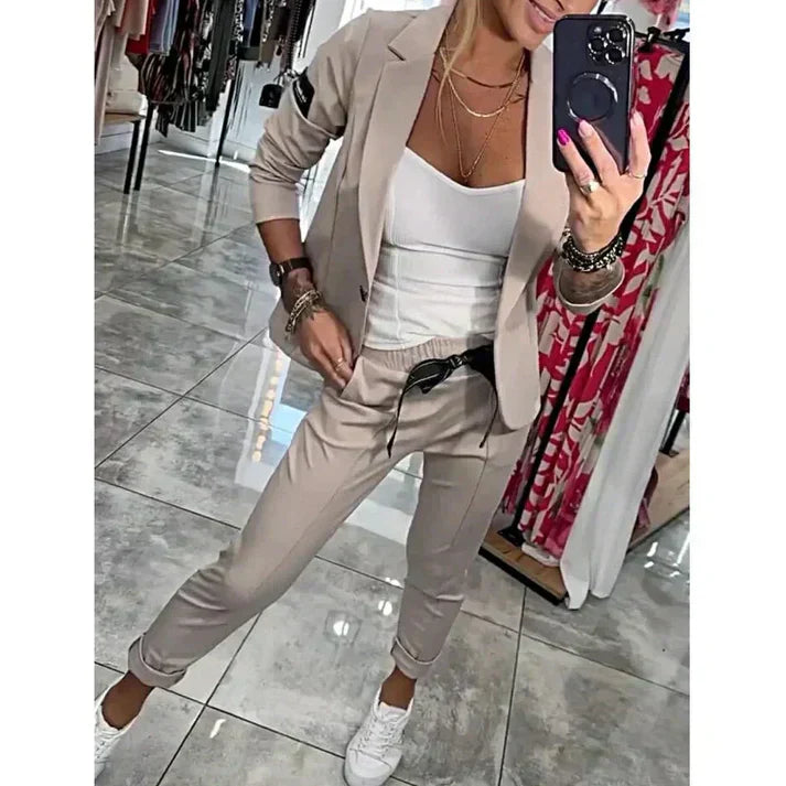 Jocelyne - Elegant Blazer Und Hosen Setzen