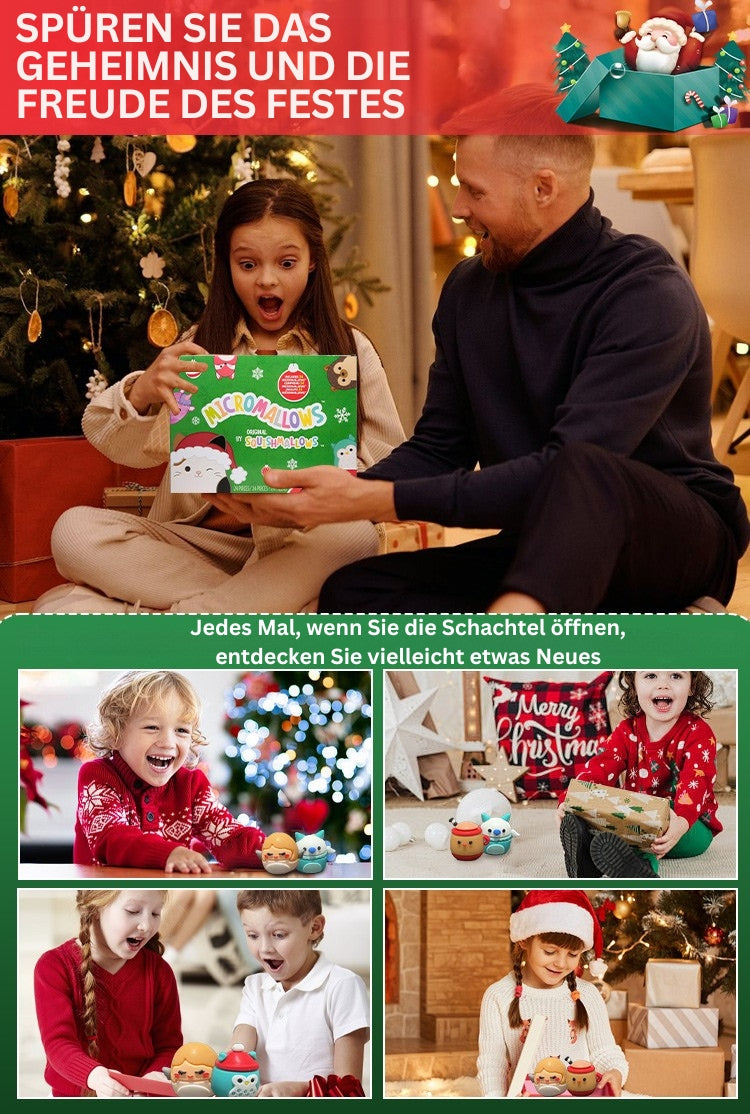 FestiveFuzzies - Weihnachts-Adventskalender Mit Plüschtier