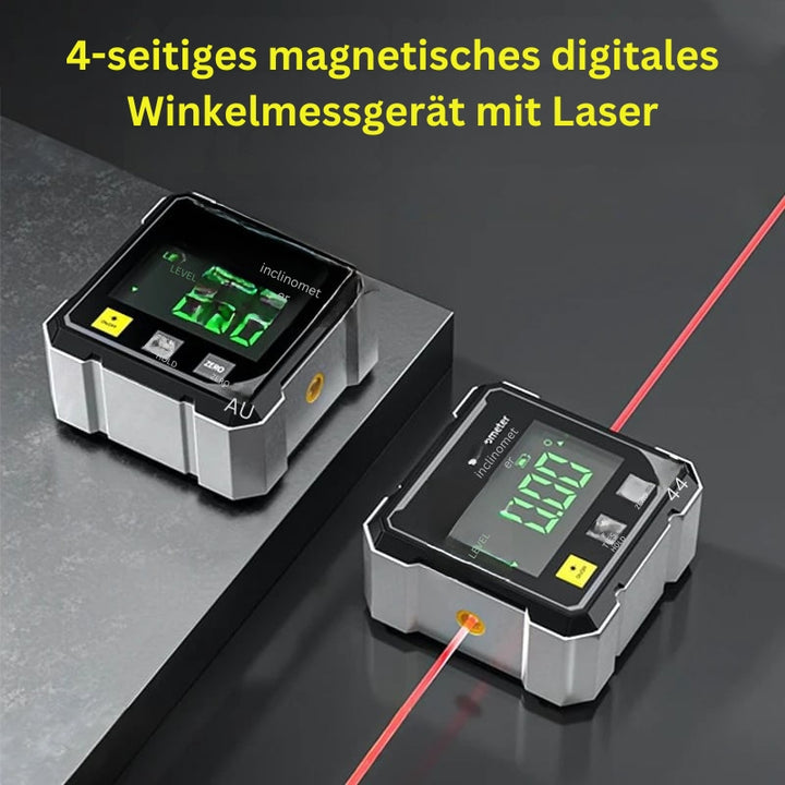 MagPro - 4-Seitiger Magnetischer Digitaler Winkelmesser Mit Laser