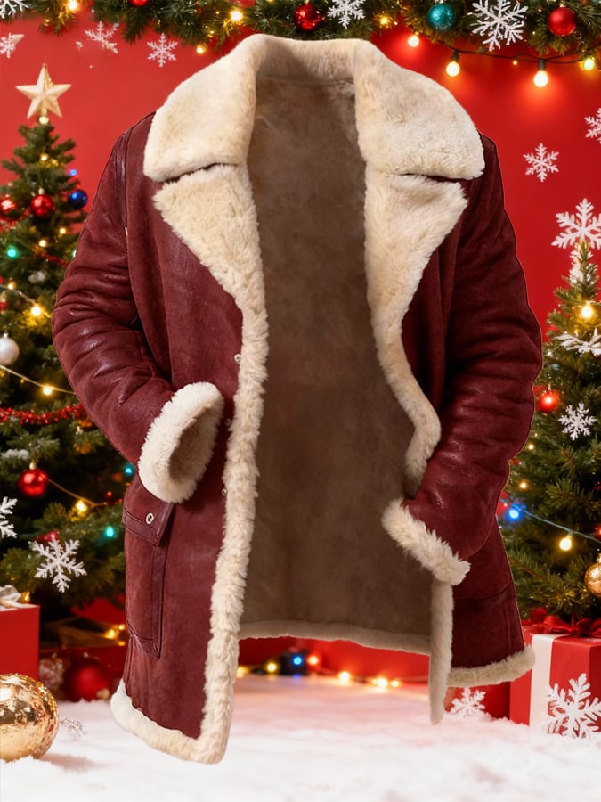 Wojciech – Warme, Dick Gefütterte Plüschjacke