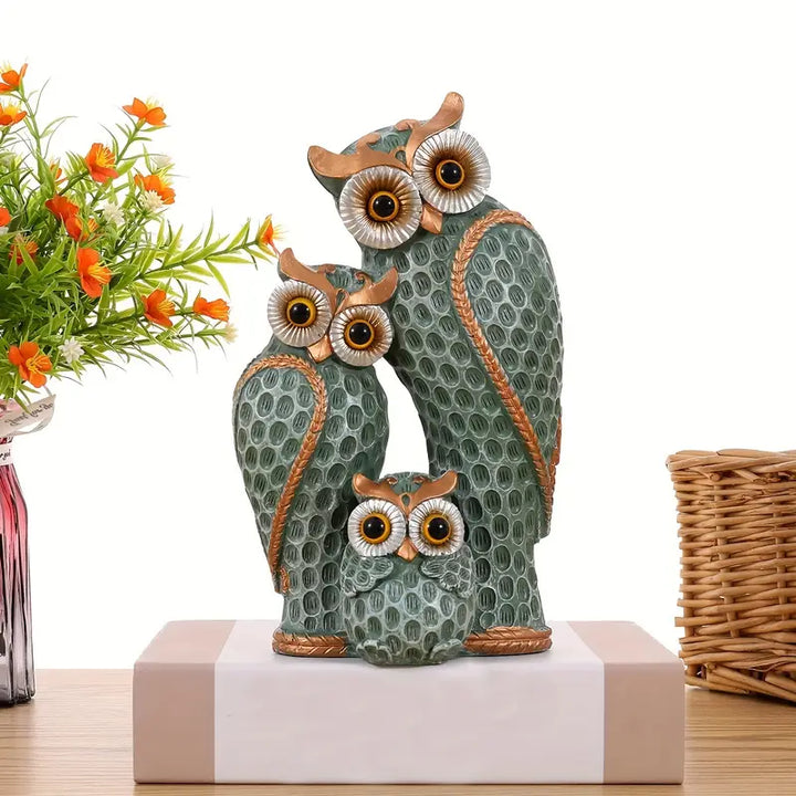 EchoOwlet – Moderne Eulen Familie Figur