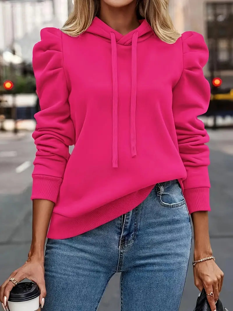 Nandita - Atmungsaktiver Langarm Kapuzenpullover