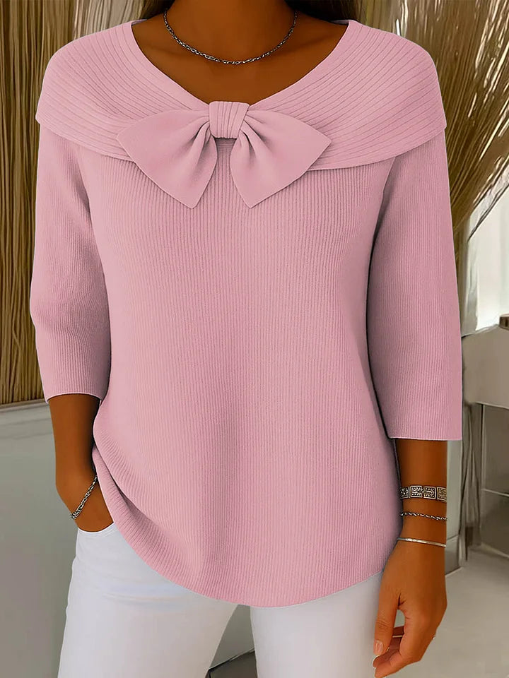 Mylie – Strick Pullover Mit Rundhalsausschnitt