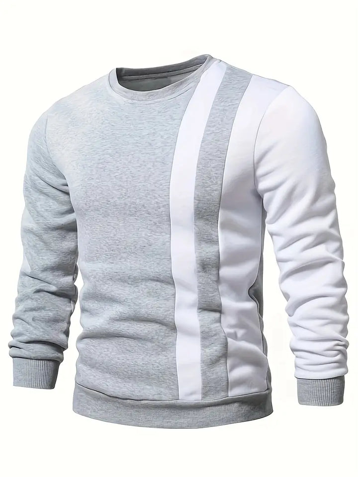 Blaine – Stilvolles Sweatshirt Mit Kontrastierenden Streifen