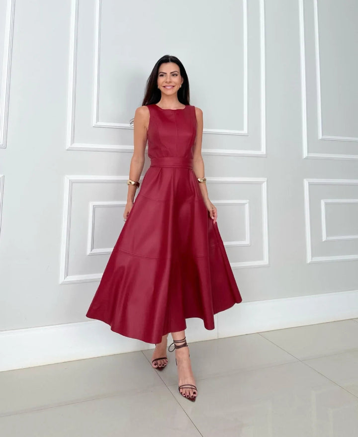 Ynez – Elegantes Midi Kleid