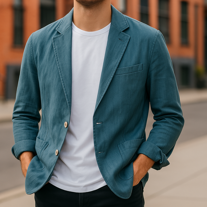 Wellham – Bequemer Leinen Blazer