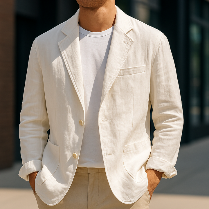 Wellham – Bequemer Leinen Blazer