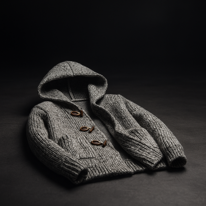 Lindon – Strick Kapuzenpullover Mit Knebelverschluss