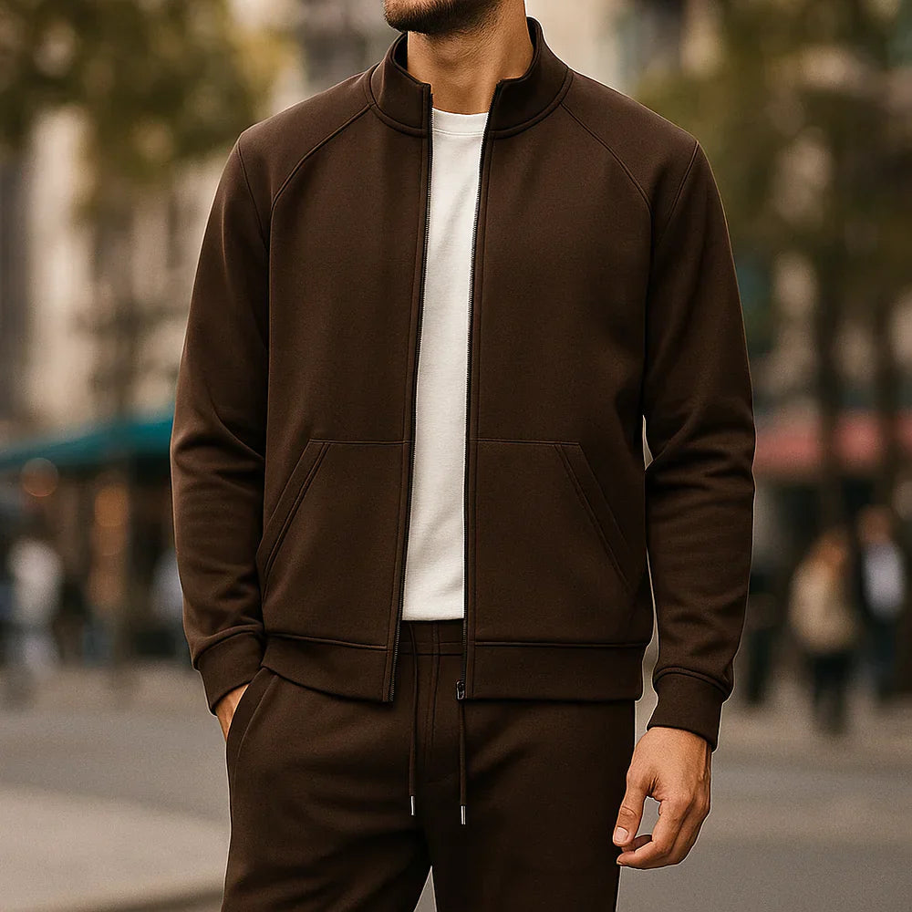 Brook – Lässiges Trainingsanzug Set Mit Reißverschluss