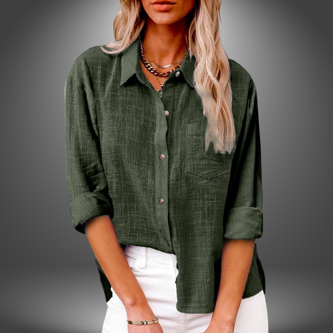 Evelia – Prämie Leinen Bluse