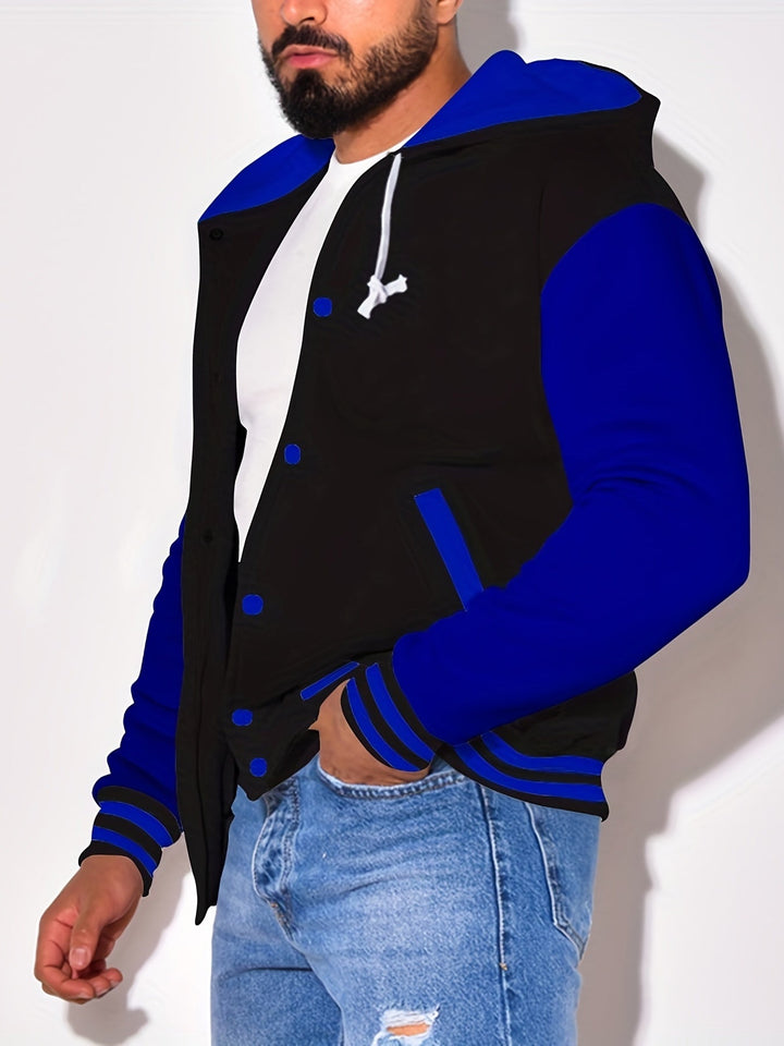 Askhat - Langärmelige Baseballjacke Mit Kapuze