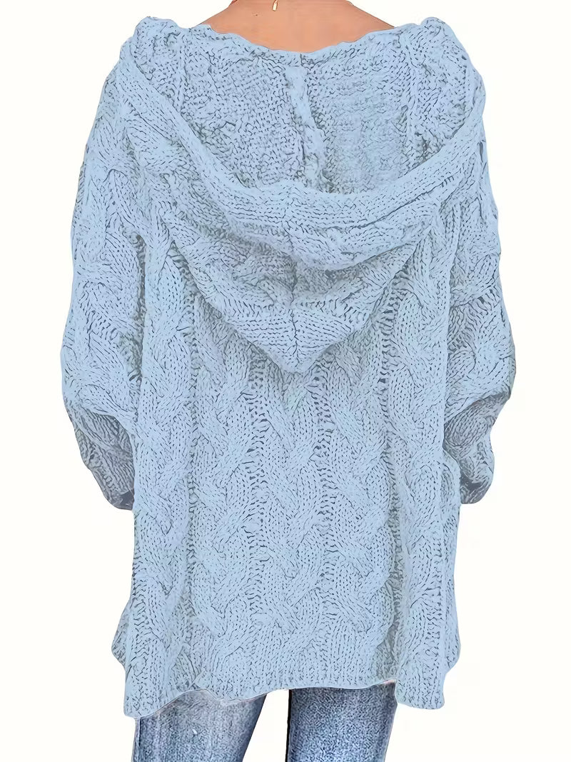 Miette - Lässiger Langarm Strickpullover