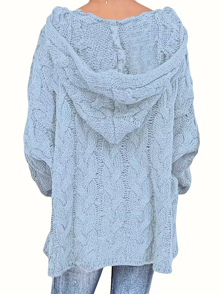 Miette - Lässiger Langarm Strickpullover