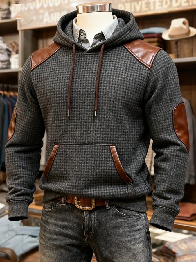 Southee – Langarm Hoodie Mit Waffelmuster