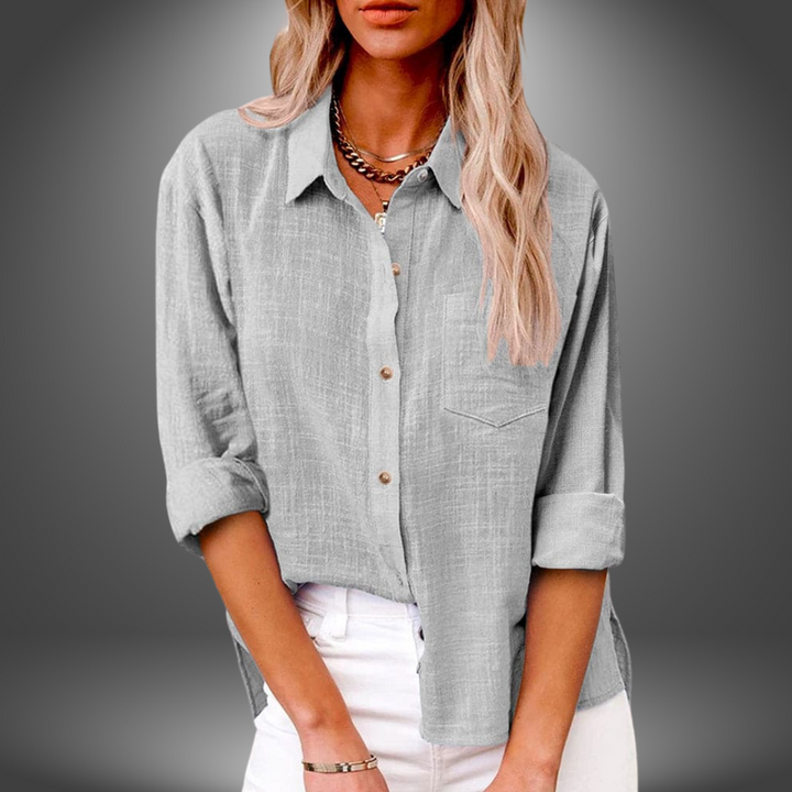 Evelia – Prämie Leinen Bluse