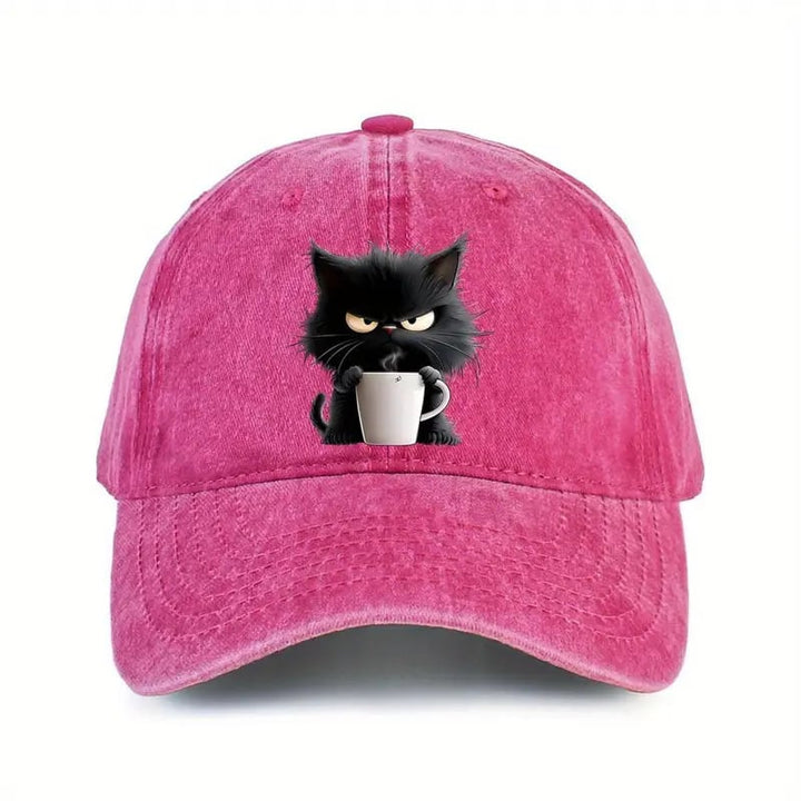 Malenia – Baseball Kappe Mit Katzen Motiv