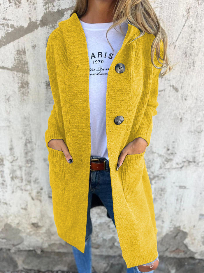 Mareena - Elegante Lange Strickjacke