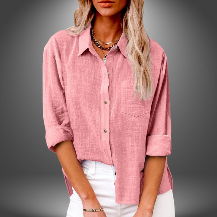 Evelia – Prämie Leinen Bluse