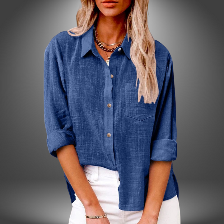 Evelia – Prämie Leinen Bluse