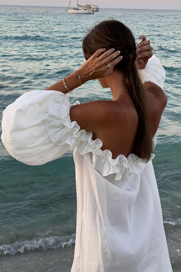 Francisca - Elegantes Schulterfreies Sommerkleid