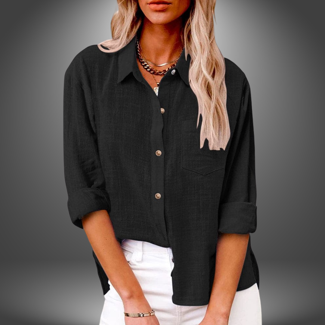 Evelia – Prämie Leinen Bluse