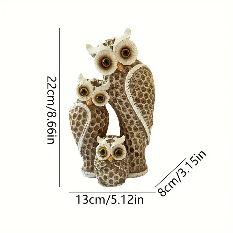 EchoOwlet – Moderne Eulen Familie Figur