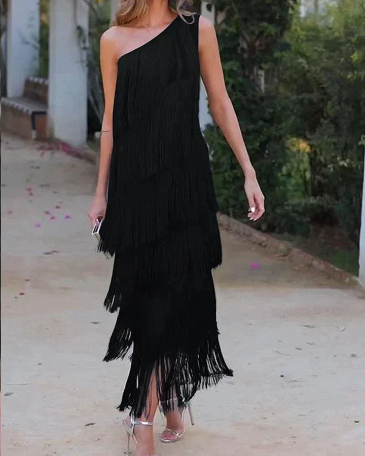Mirella - Langes Kleid mit Pony