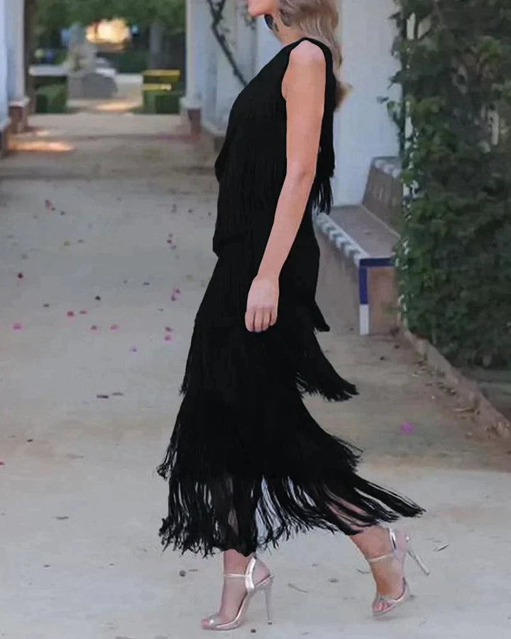 Mirella - Langes Kleid mit Pony
