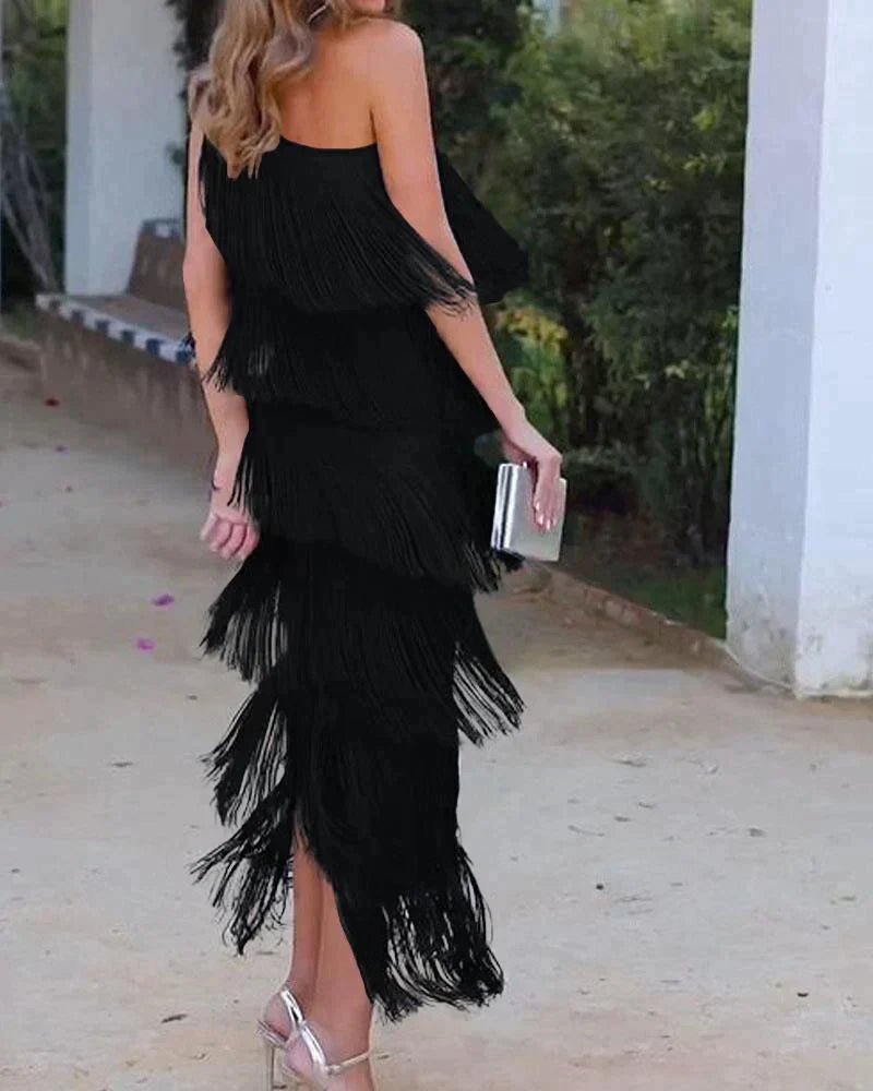 Mirella - Langes Kleid mit Pony