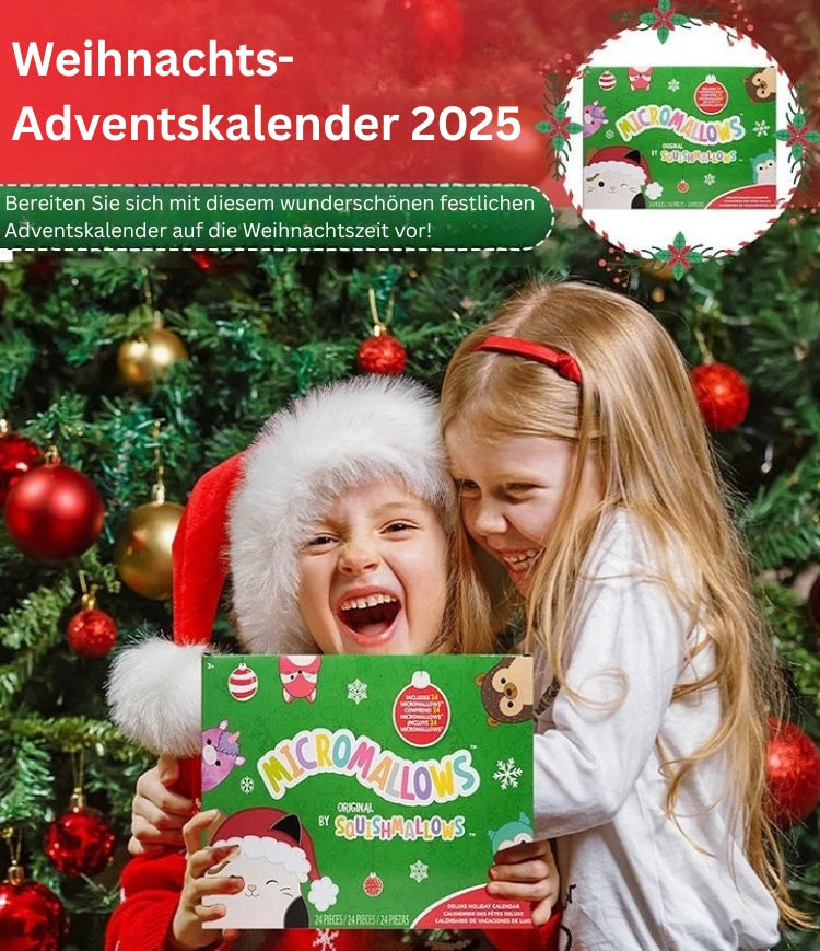 FestiveFuzzies - Weihnachts-Adventskalender Mit Plüschtier