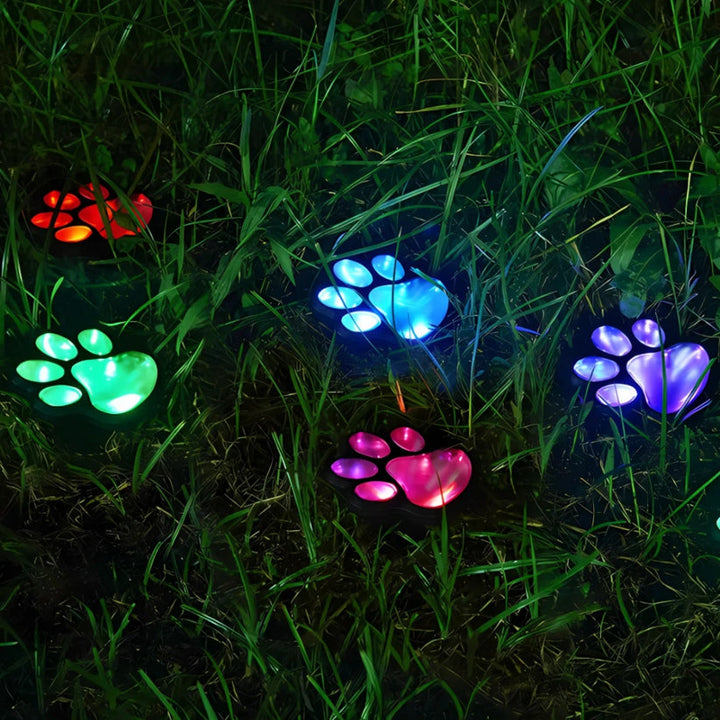 PawGlow – LED-Solar-Gartenleuchte für den Außenbereich