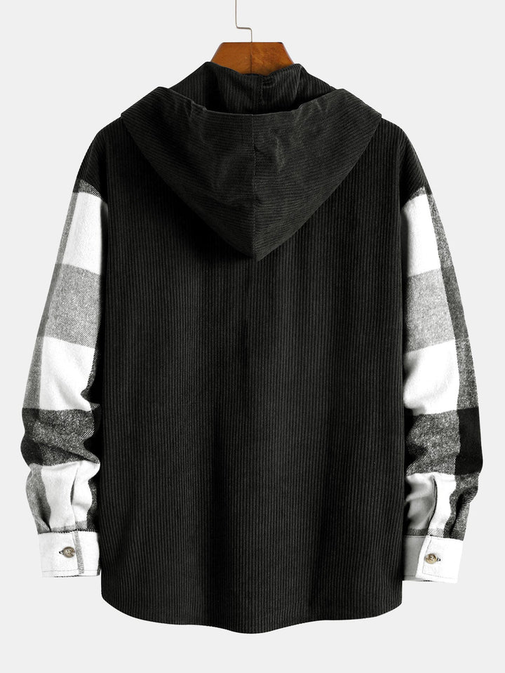 Balthazar – Set Aus Kapuzenpullover Und Hose Aus Cord Patchwork