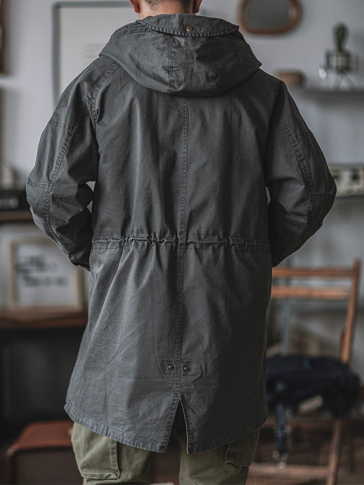Ragnar – Kapuzenjacke Im Vintage Militärstil