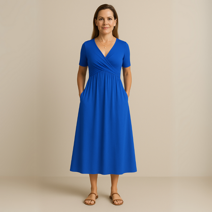 Bridgett - Kurzärmeliges Kleid