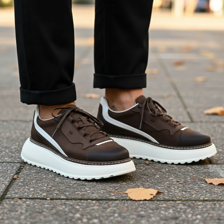 Douglas – Turnschuhe Mit Klobiger Ledersohle