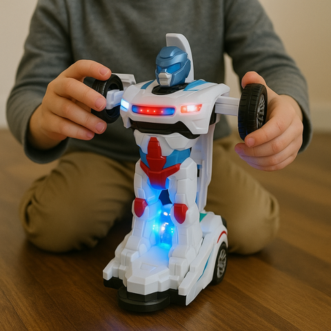 RoboRacer – 2-in-1-Transformerspielzeug: Auto Wird Zum Roboter