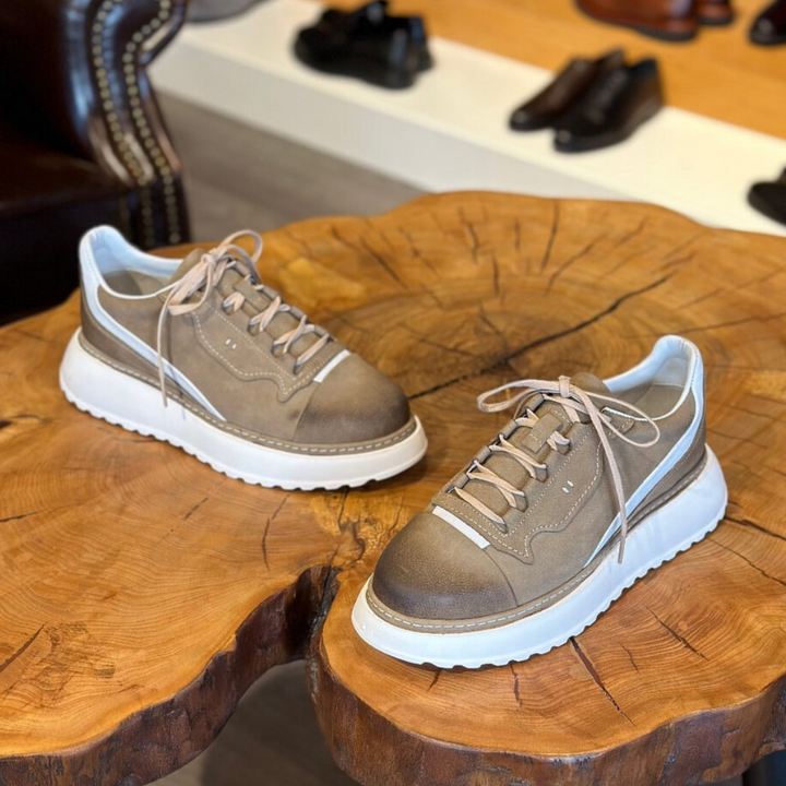 Douglas – Turnschuhe Mit Klobiger Ledersohle