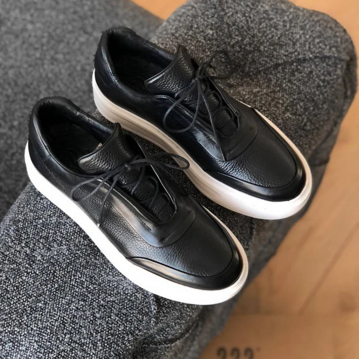 Corentin - Turnschuh Mit Dicker Sohle Aus Leder