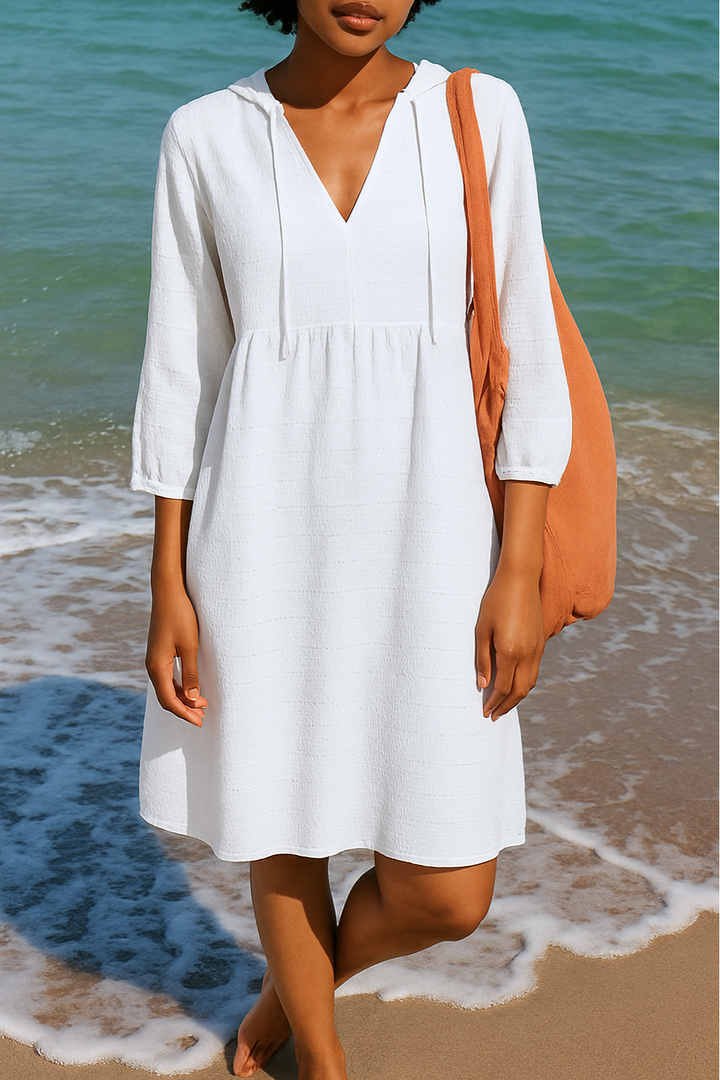 Sacide – Elegantes Leinen Kleid