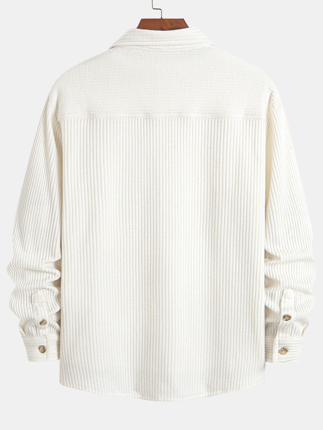 Hadrian – Langarm Hemd Mit Waffelstruktur