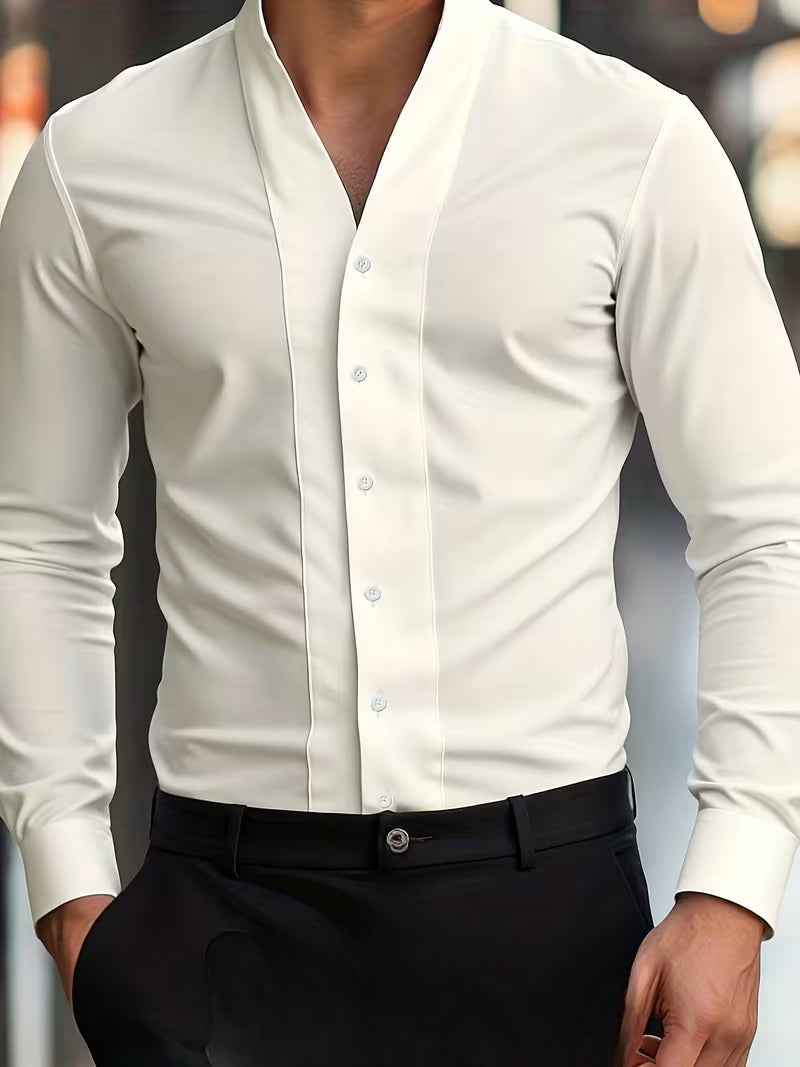 Abnar – Langarmhemd Mit Knöpfen