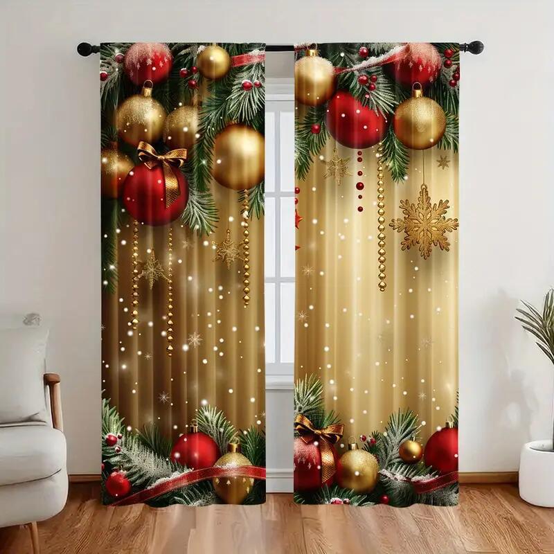 MerryDrape – Weihnachts Vorhang Set