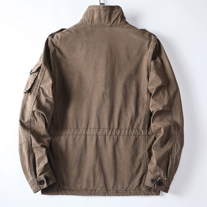 Sergei - Lässige Cargo Jacke Mit Taschen