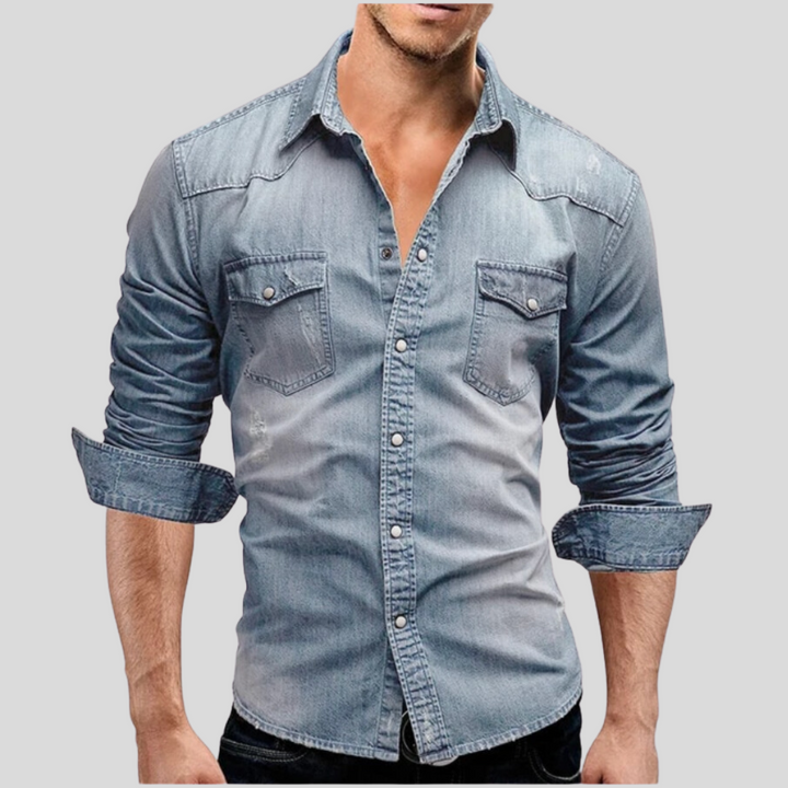 Macewan – Stilvolles Jeans Hemd