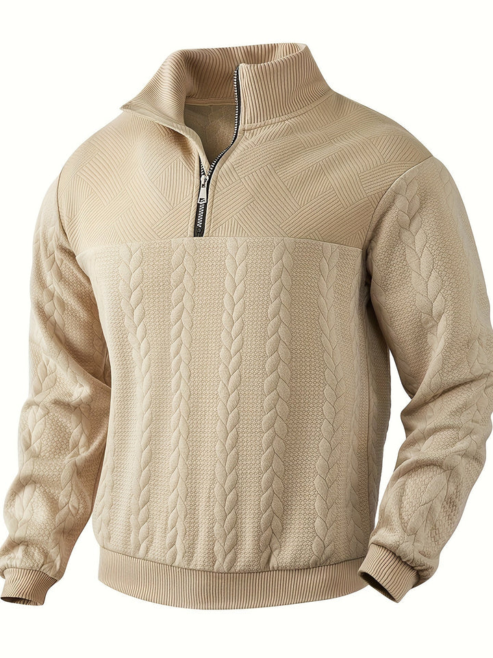 Caleb – Vintage Reißverschluss Pullover
