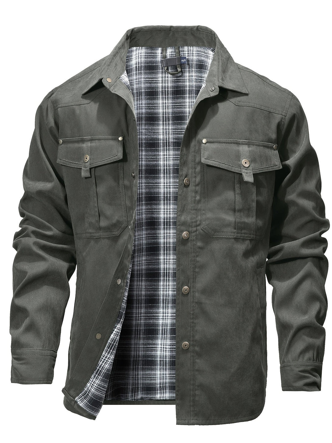 Evrypidis - Lässige Langarm-Cargo-Jacke