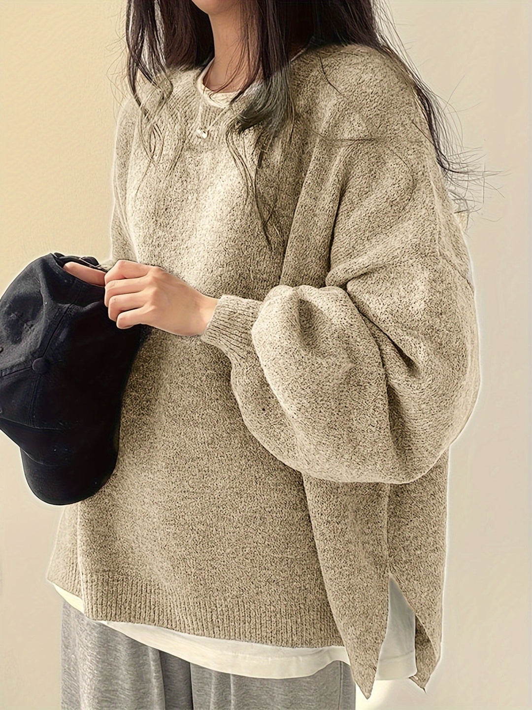 Pearline – Pullover Mit Rundhalsausschnitt Und Langen Ärmeln